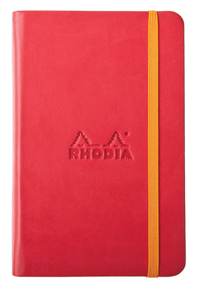 Rhodia Rhodiarama Hard Cover A6 Poppy Lined Webnotebook