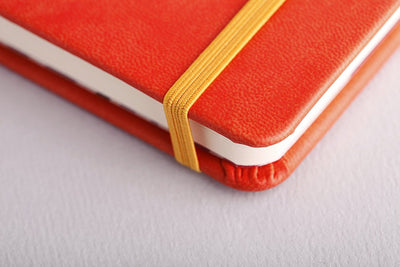 Rhodia Rhodiarama Soft Cover A5 Poppy Dotted Notebook Elastic Band