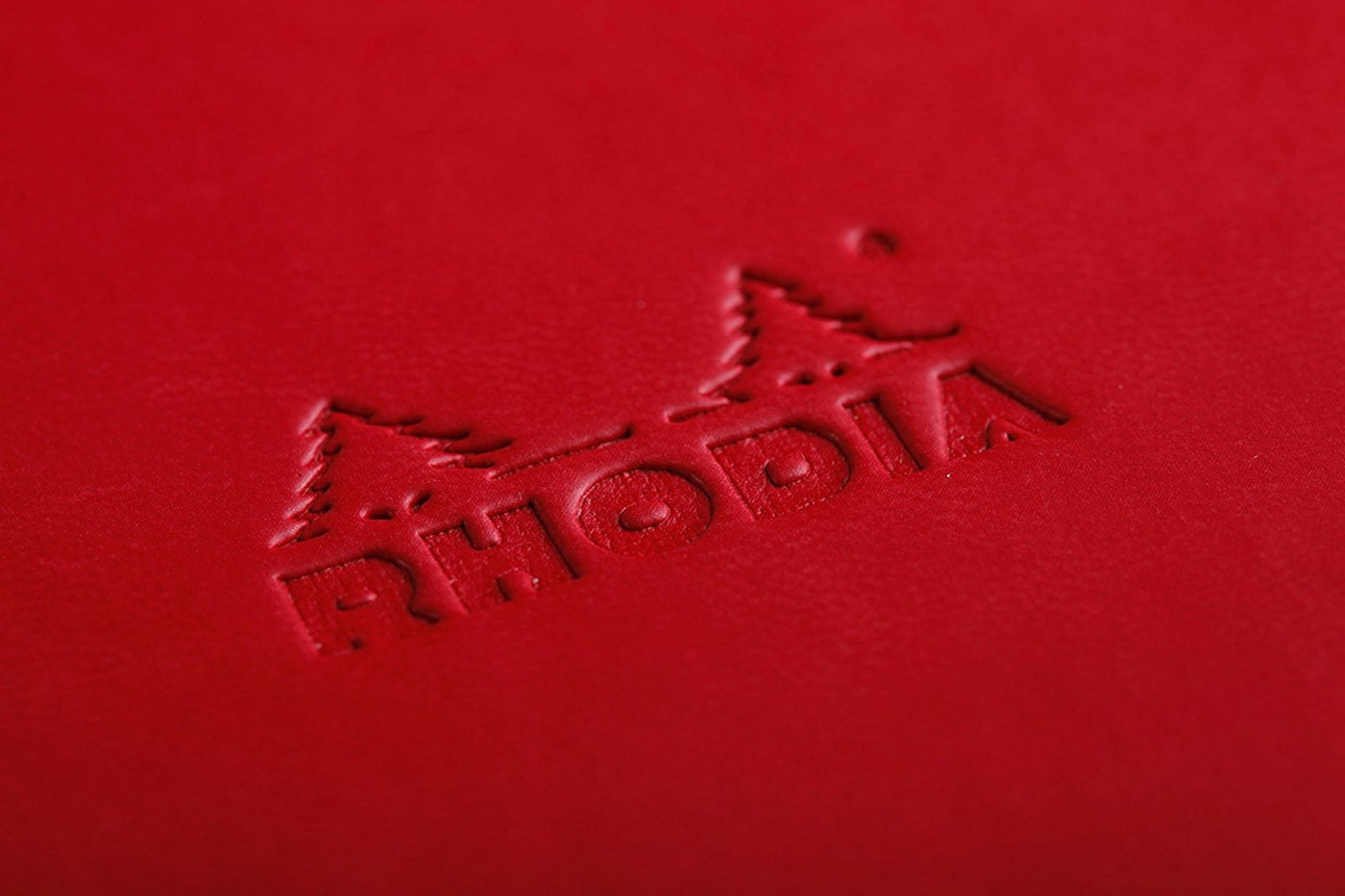 Rhodia Rhodiarama Hard Cover A6 Poppy Lined Webnotebook Logo