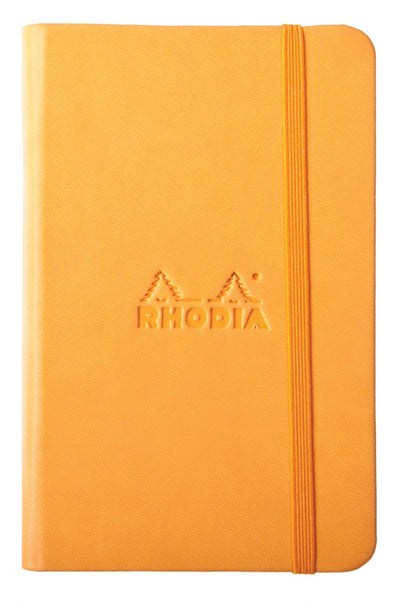Rhodia Rhodiarama Hard Cover A6 Orange Lined Webnotebook