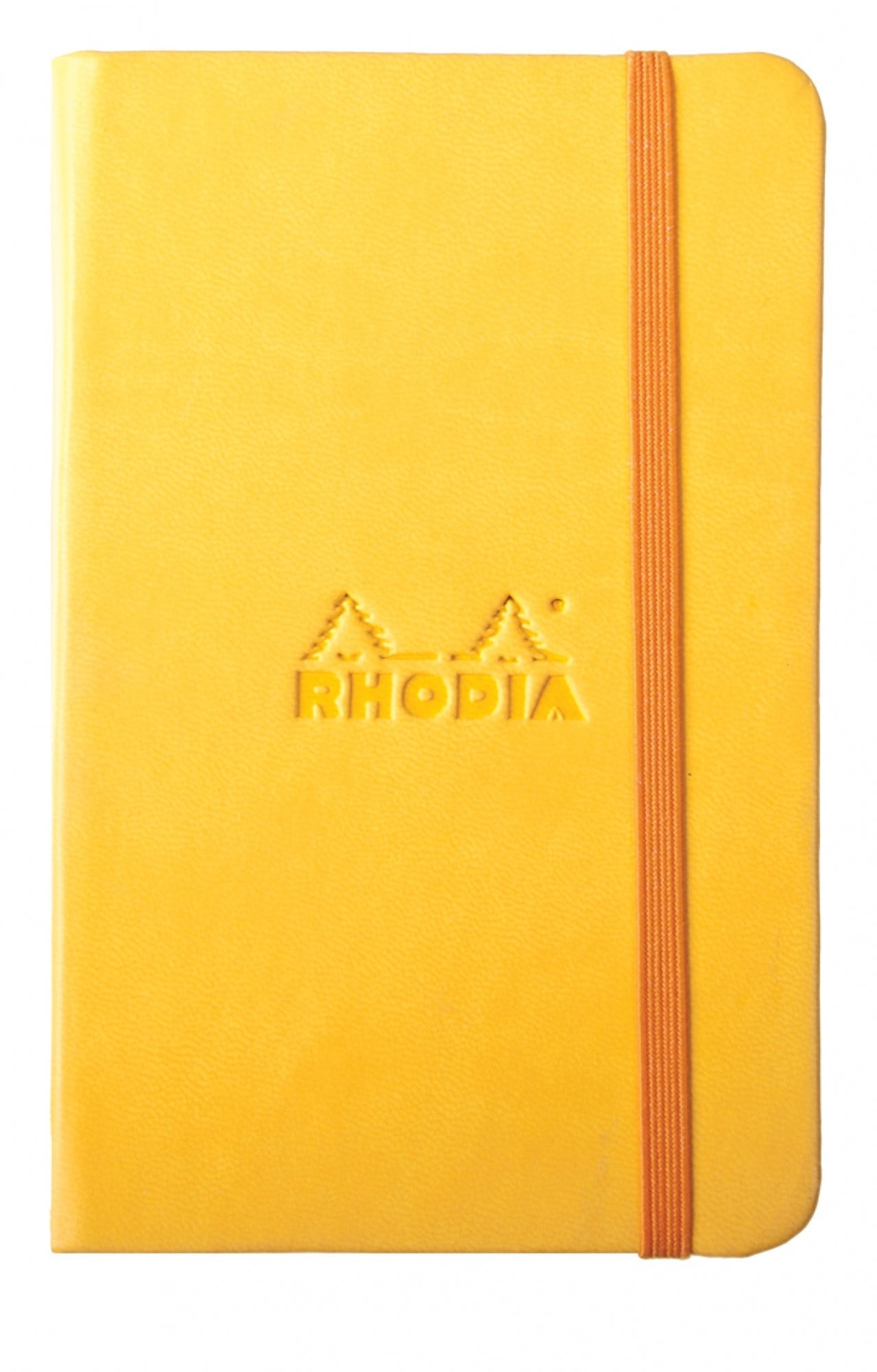 Rhodia Rhodiarama Hard Cover A6 Yellow Lined Webnotebook