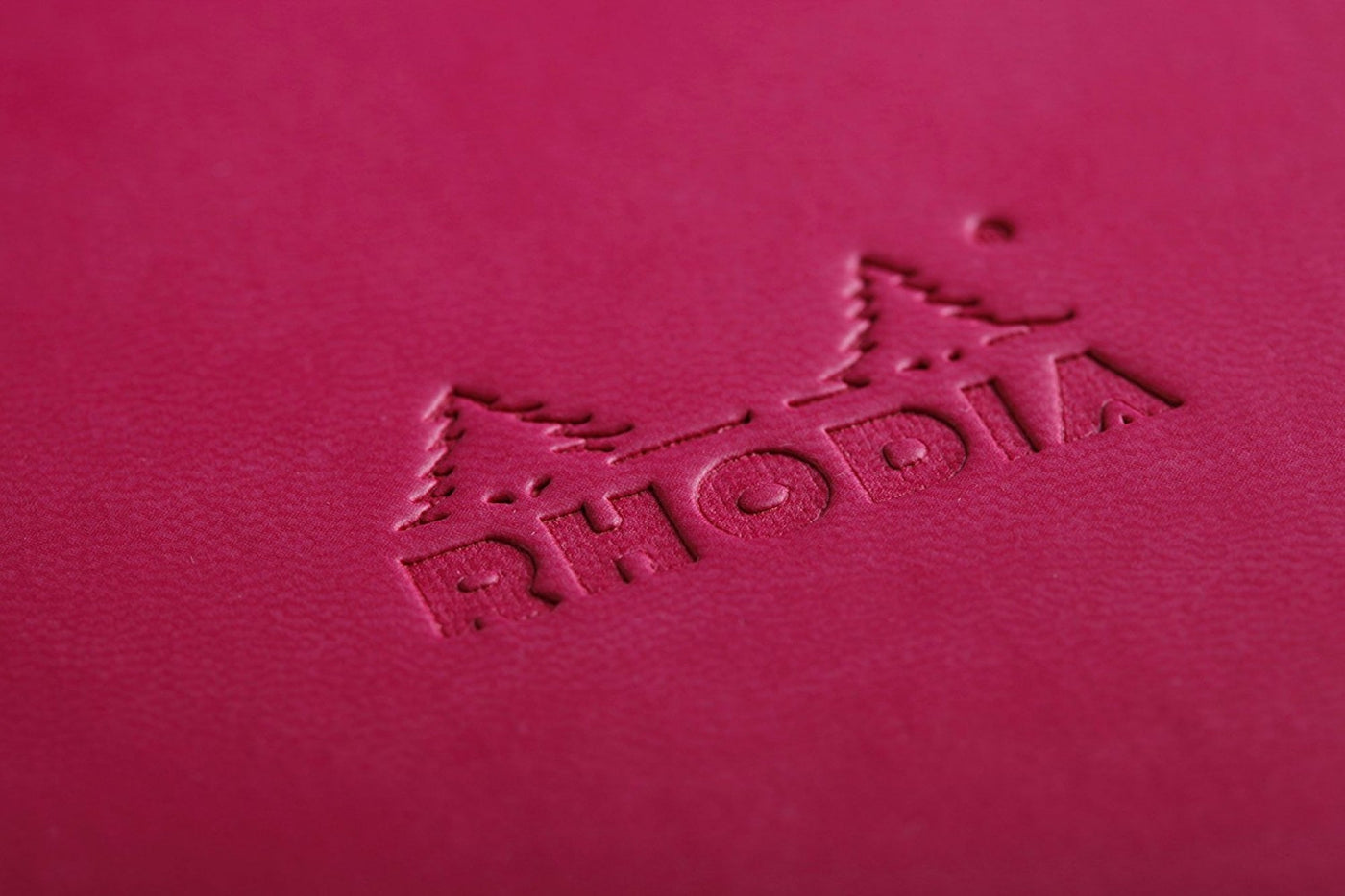 Rhodia Rhodiarama Soft Cover A5 Raspberry Lined Notebook Logo