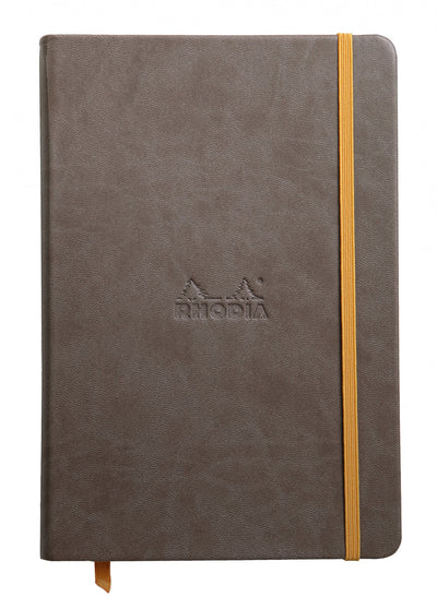 Rhodia Rhodiarama Hard Cover A5 Chocolate Dotted Notebook