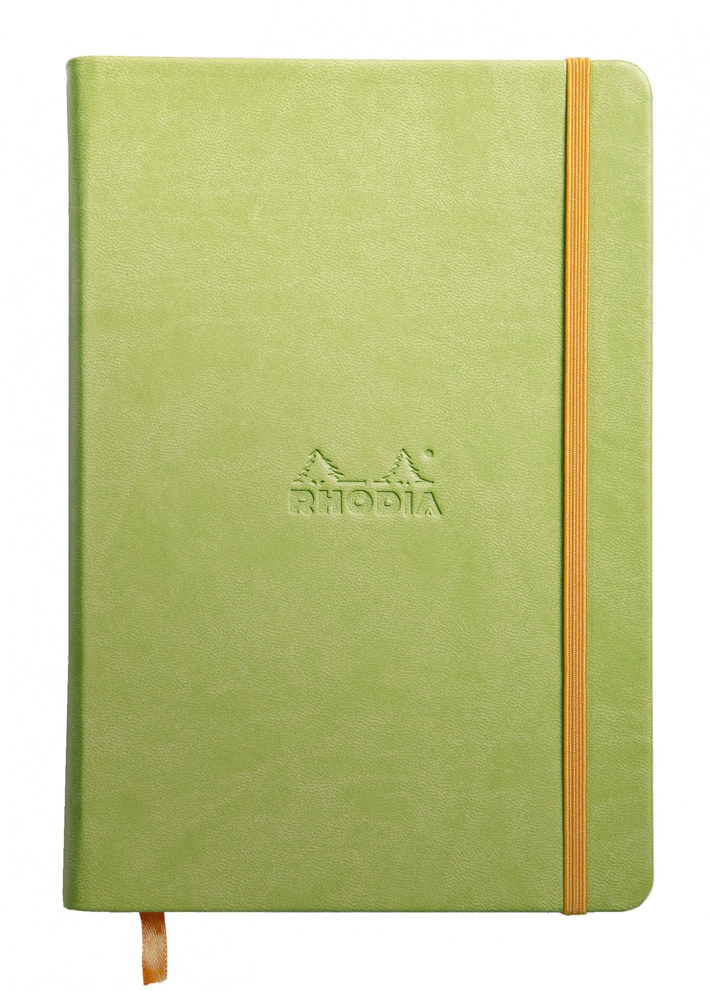 Rhodia Rhodiarama Hard Cover A5 Anise Lined Notebook