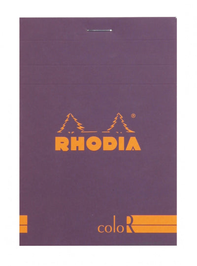 Rhodia Violet Ruled Stapled Color Pads