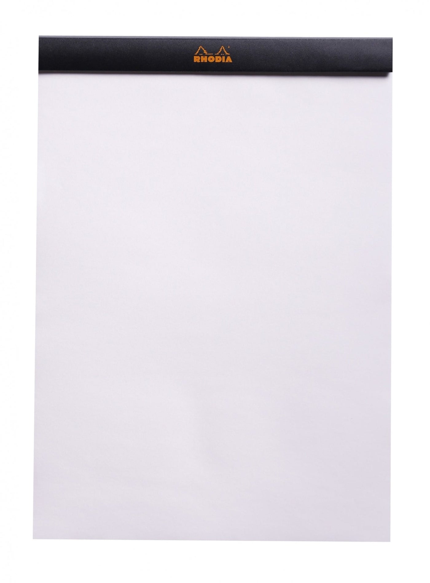 Rhodia No 18 Top Staplebound A4 Black Blank Notepad Paper