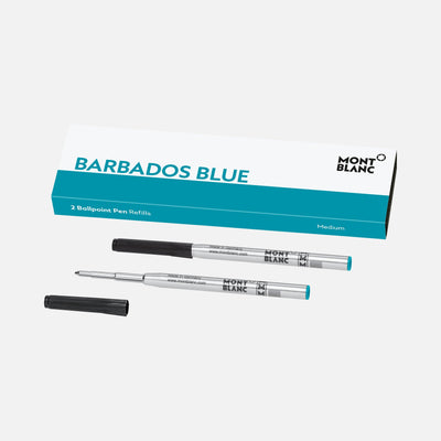 Montblanc Barbados Blue Medium Ballpoint Pen Refills