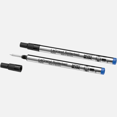 Montblanc Royal Blue Medium Rollerball LeGrand Refills Pack of 2