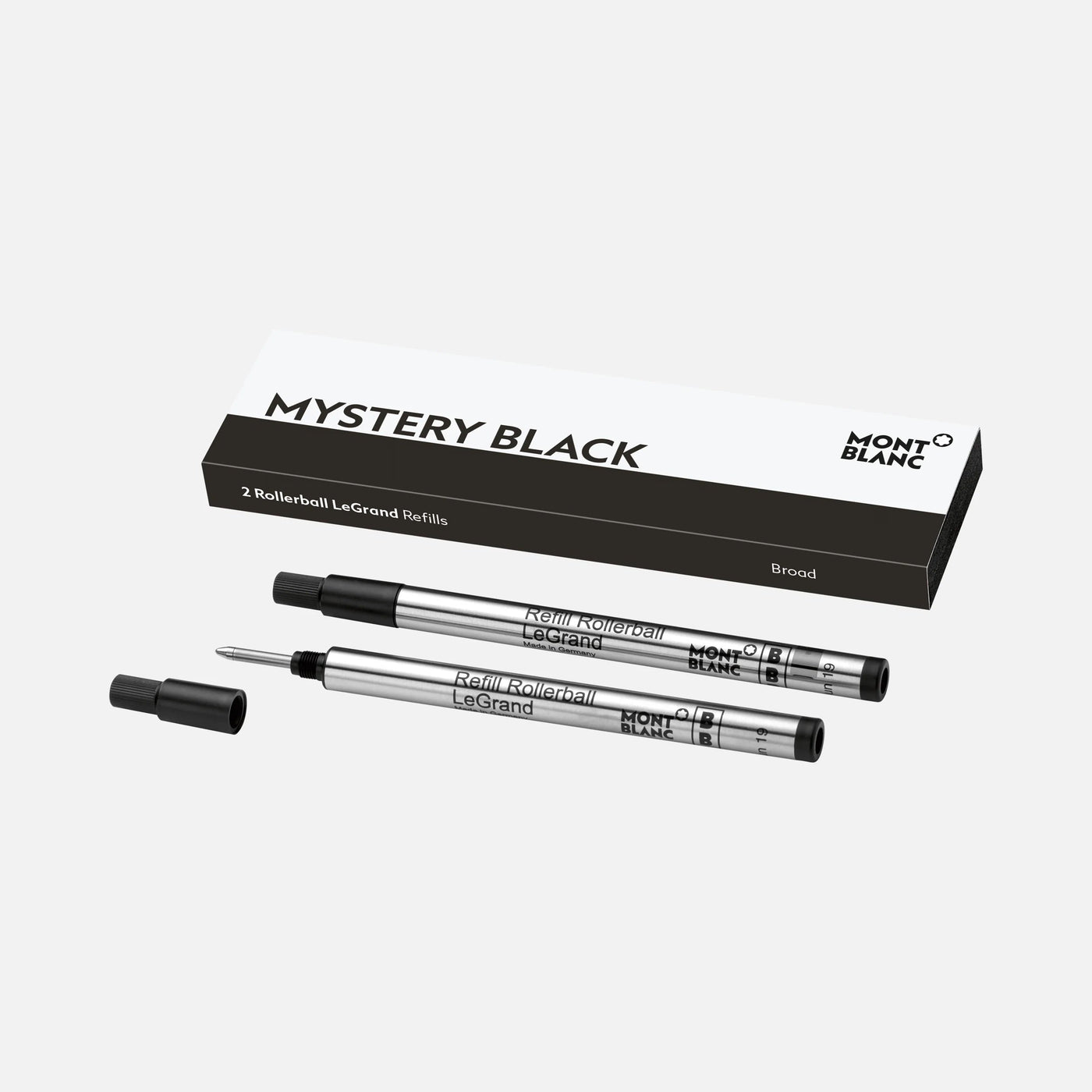 Montblanc Mystery Black Broad Rollerball LeGrand Refills