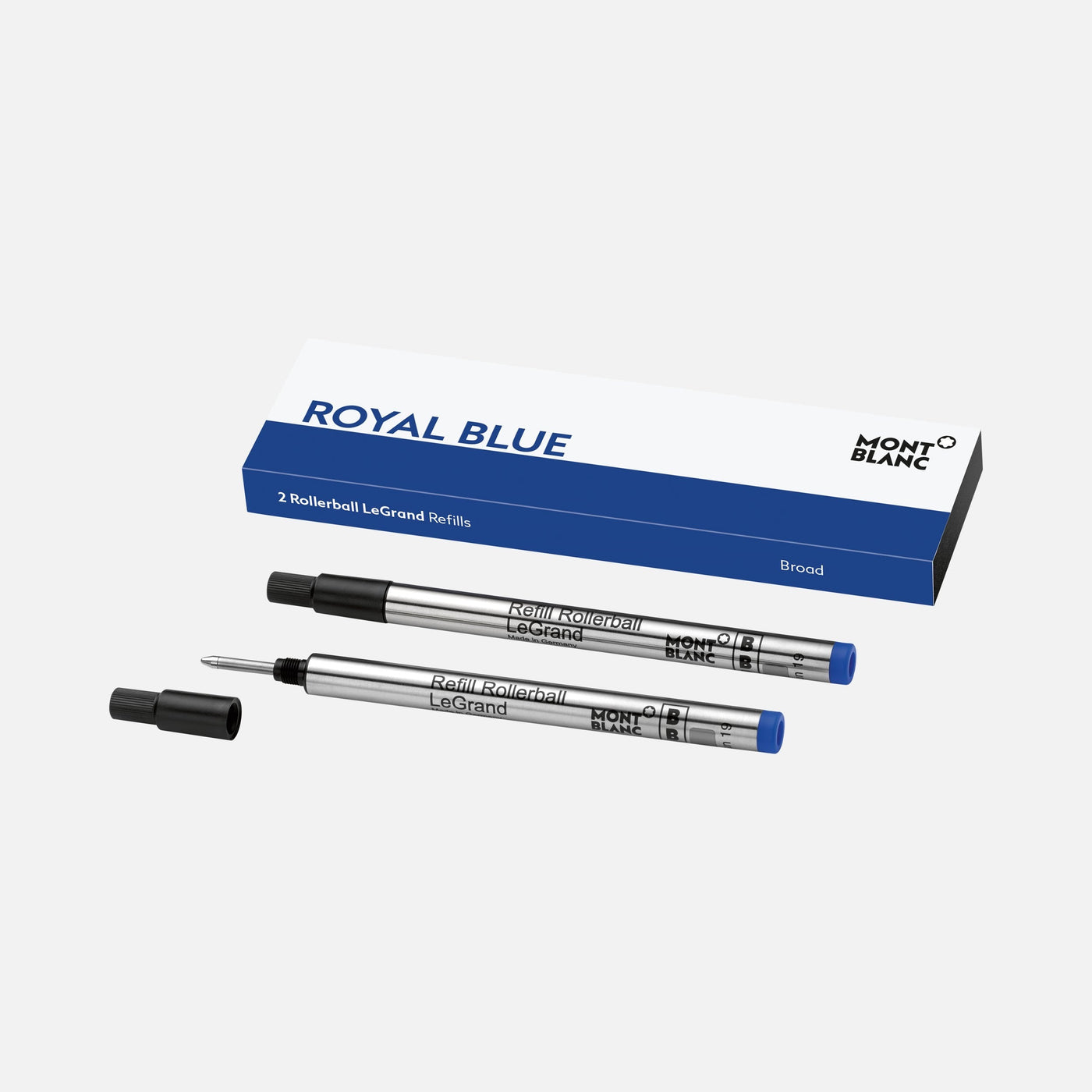 Montblanc Royal Blue Broad Rollerball LeGrand Refills