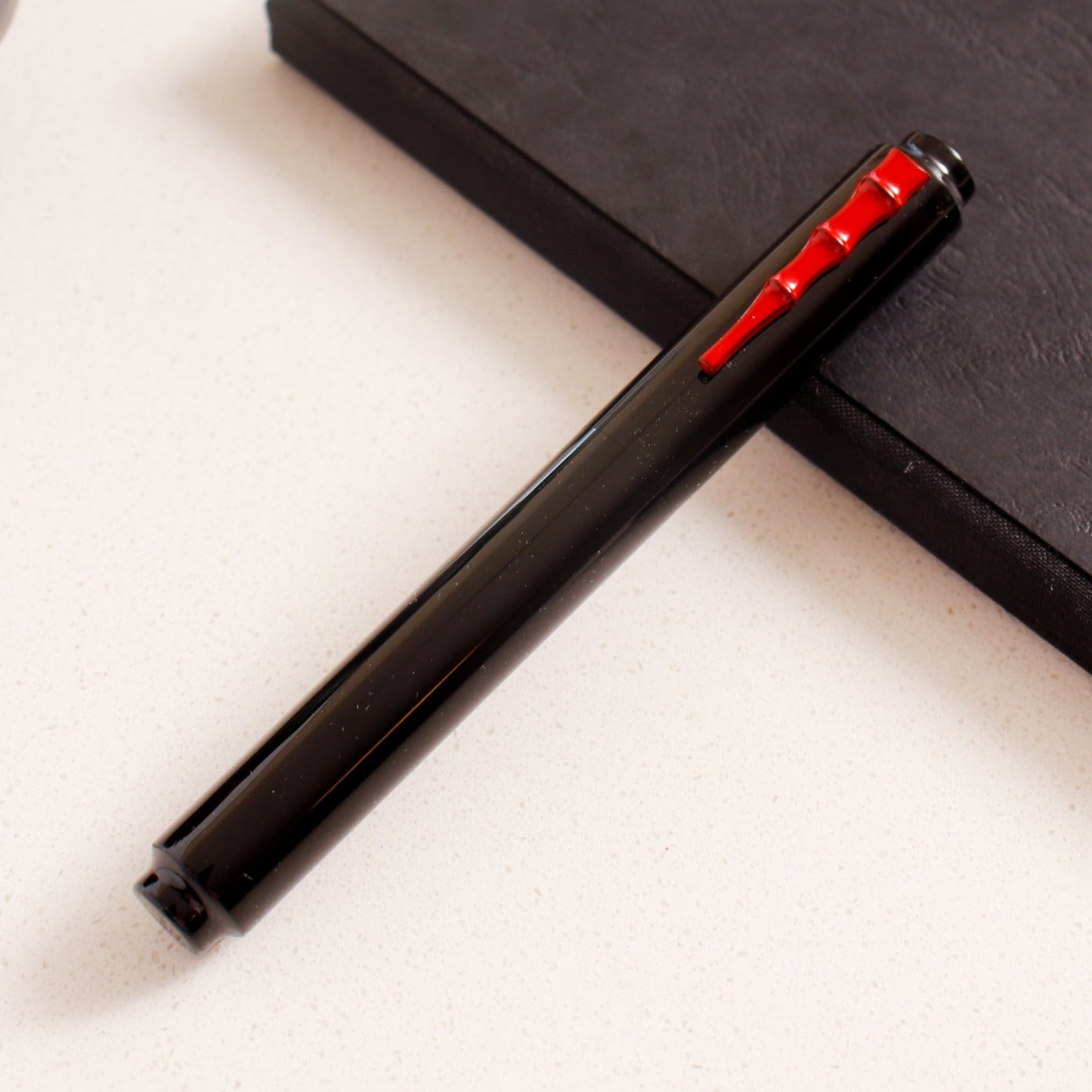 Black Red Urushi Fountain Pen