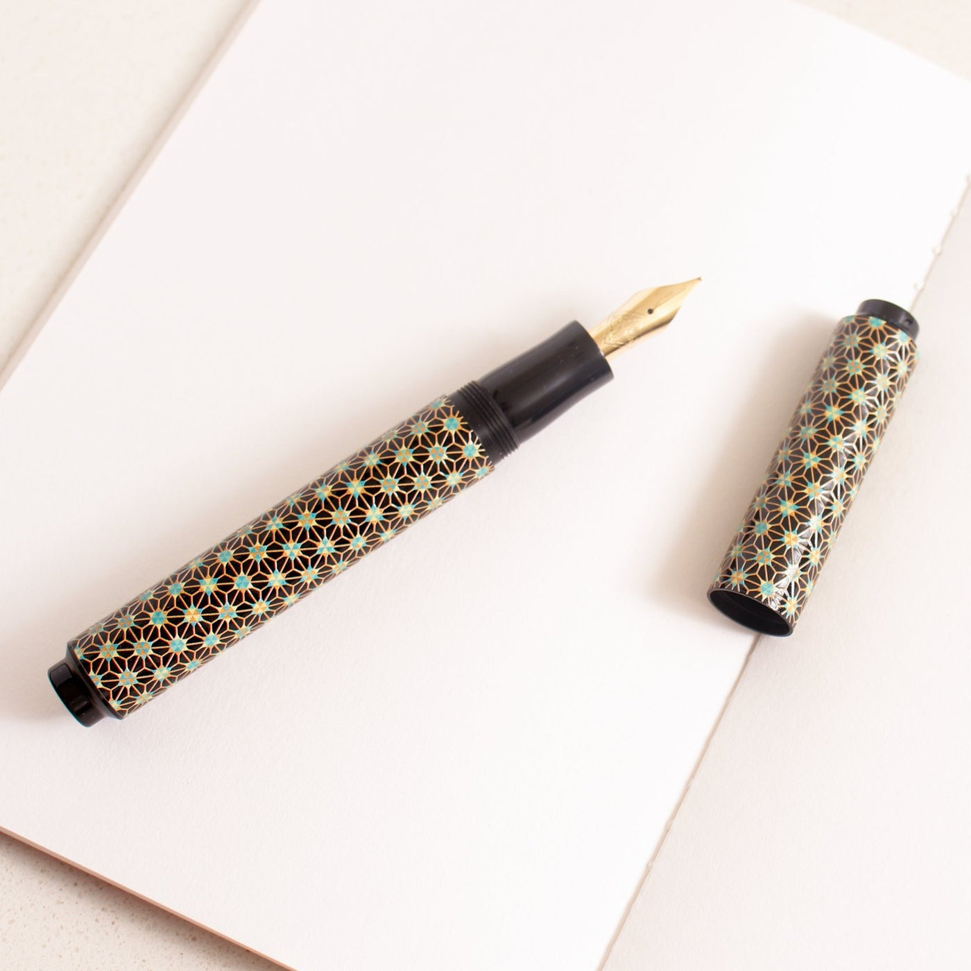 Teal Stars Fountain Pen