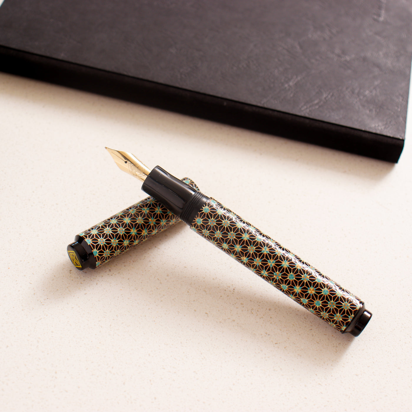Teal Stars Fountain Pen