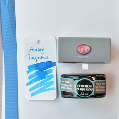 100th Anniversary Turquoise Ink Bottle Blue