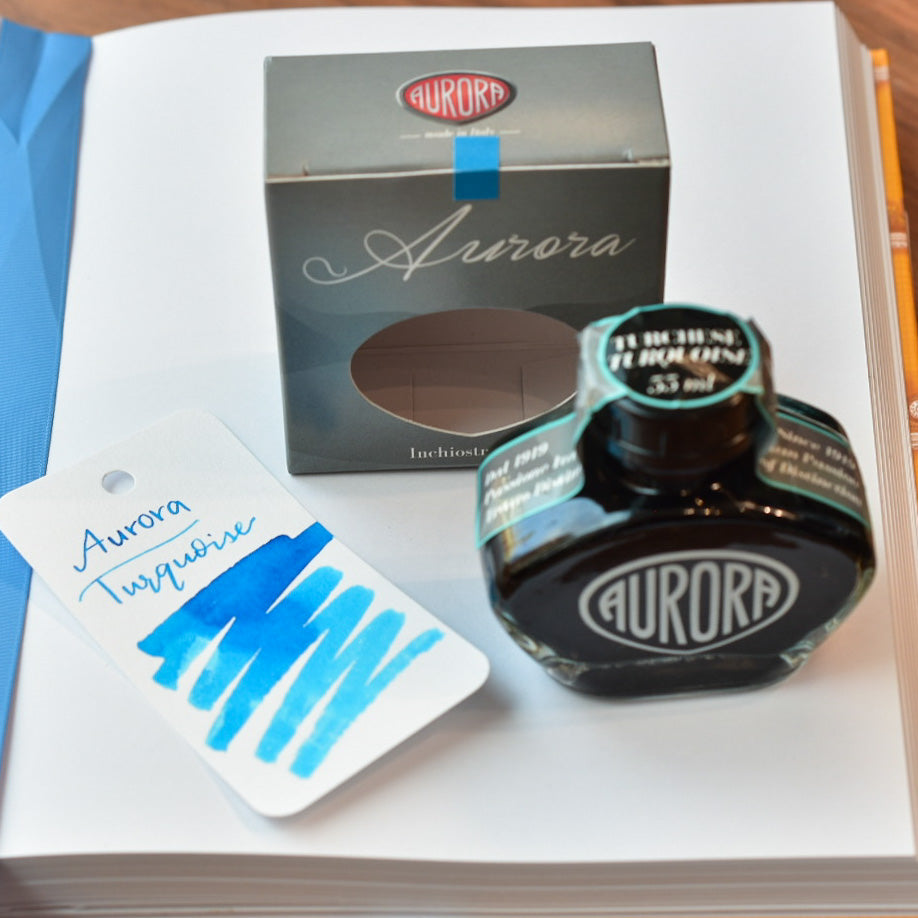 100th Anniversary Turquoise Ink Bottle