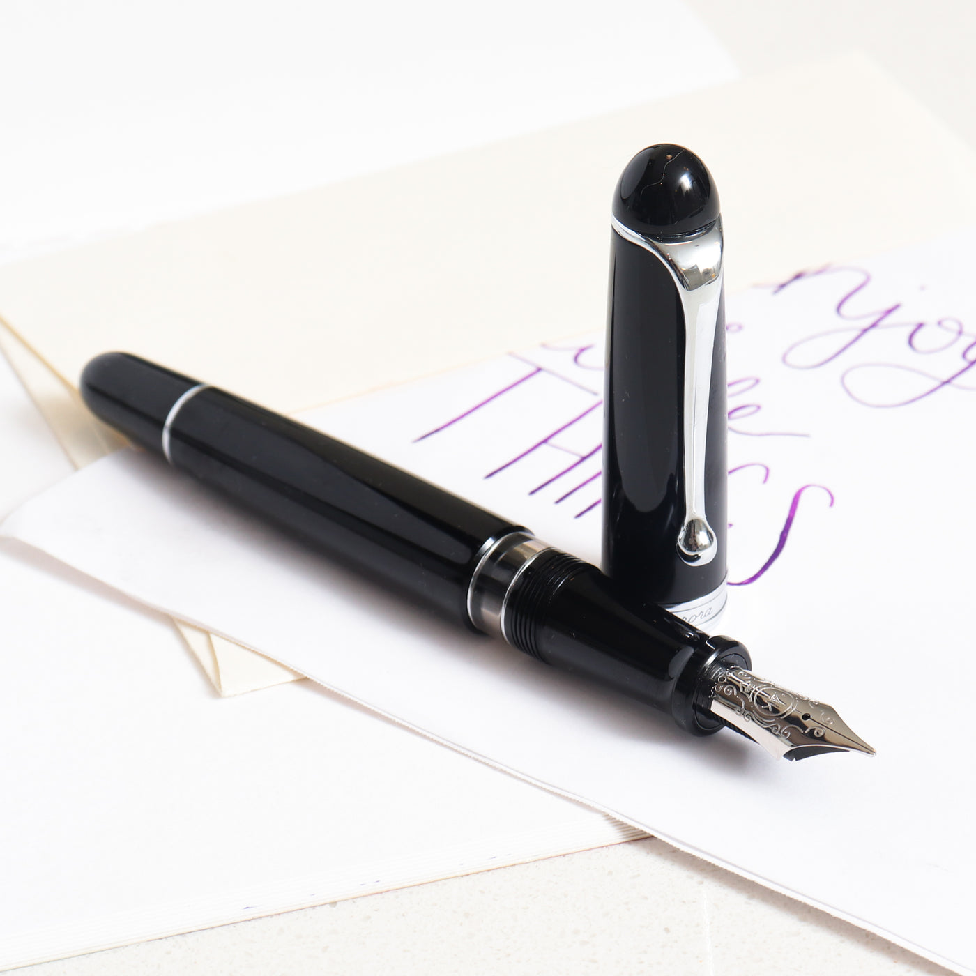 88 Black & Chrome Fountain Pen