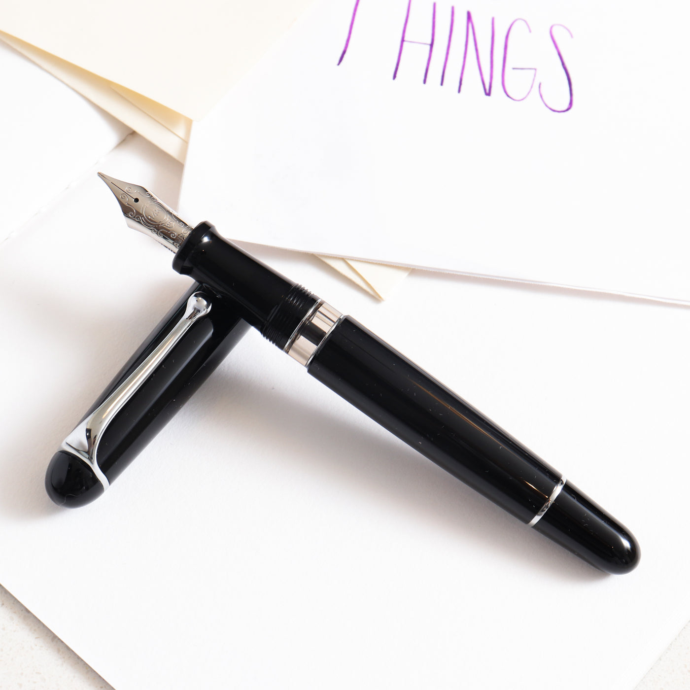 88 Black & Chrome Fountain Pen