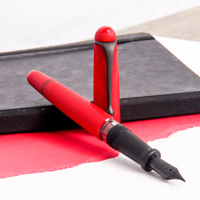 Aurora 88 Red Mamba Fountain Pen Piston Filled