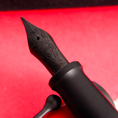 Aurora 88 Red Mamba Fountain Pen Solid 18k Gold Nib