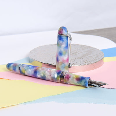 Aurora 888 Limited Edition Burano Fountain Pen Uncapped