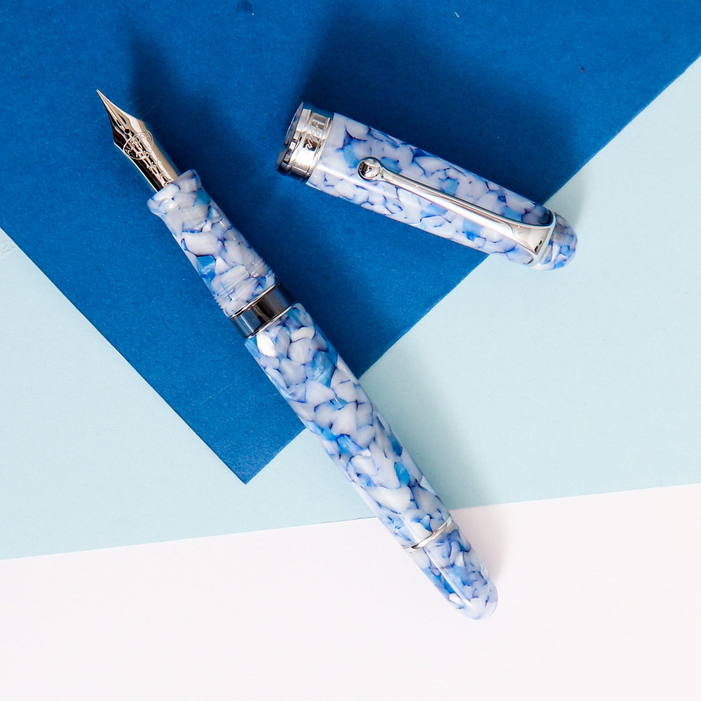 Aurora 888 Matera Fountain Pen Blue