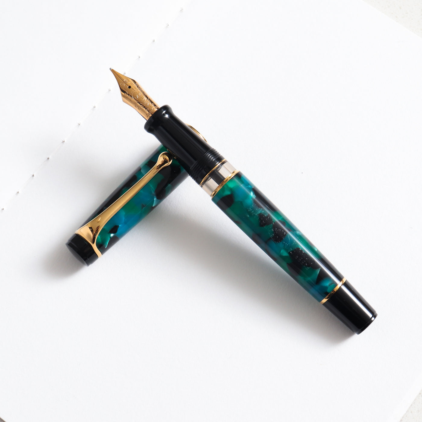 Optima Auroloide Emerald Green Fountain Pen