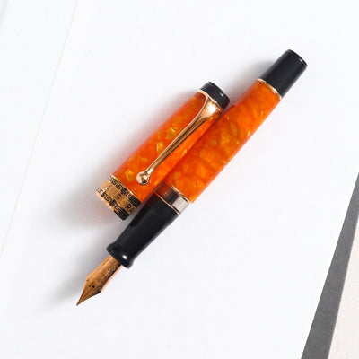 Aurora Optima Orange Fountain Pen