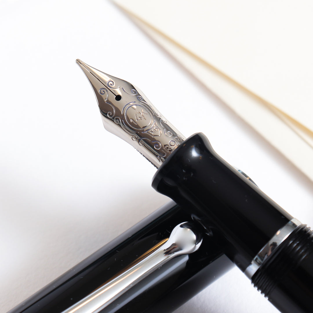 Aurora Talentum Black & Chrome Fountain Pen – Truphae