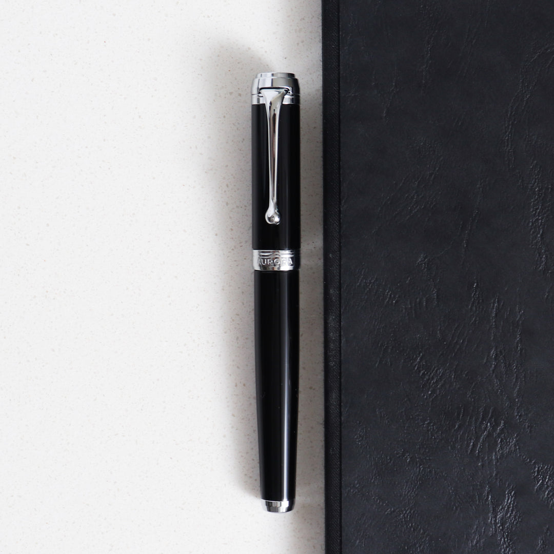 Aurora Talentum Black & Chrome Fountain Pen – Truphae