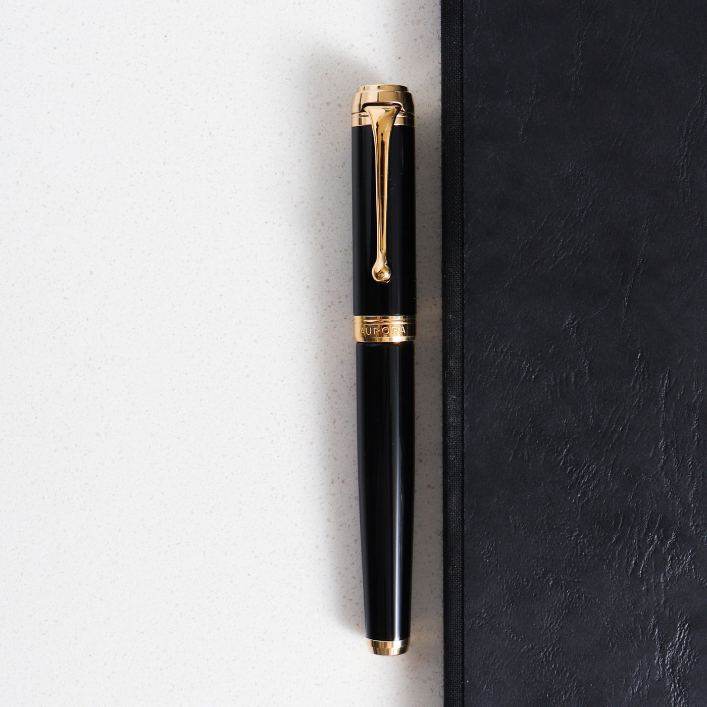 Aurora Talentum Black & Gold Fountain Pen