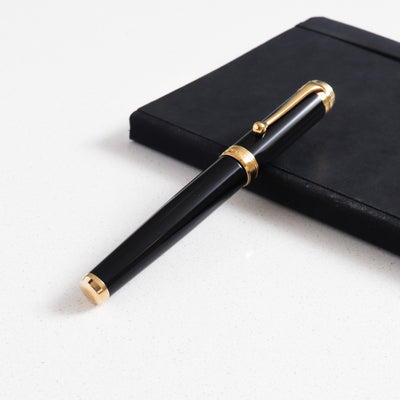 Aurora Talentum Black & Gold Fountain Pen