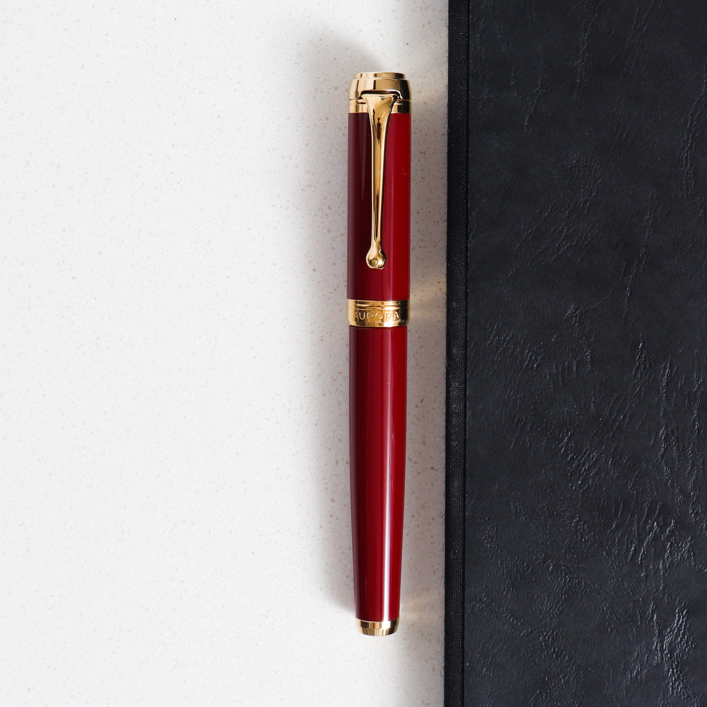 Aurora Talentum Burgundy & Gold Fountain Pen