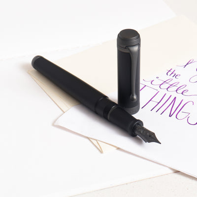 Aurora Talentum Full Black Fountain Pen