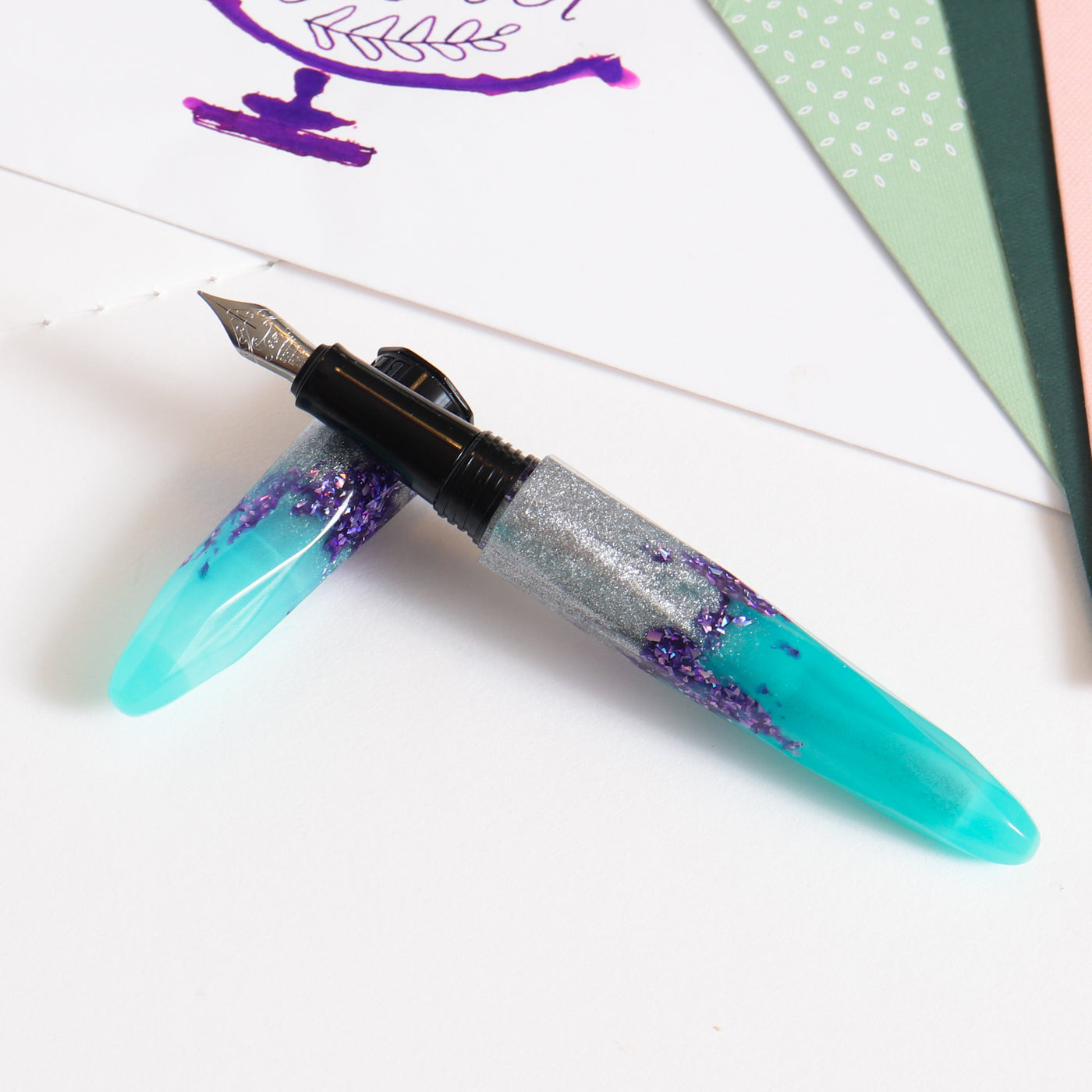  Briolette Luminous Lagoon Fountain Pen