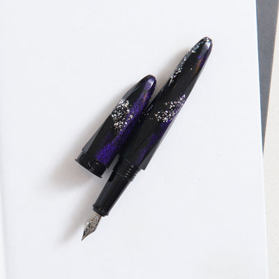 BENU Briolette Milky Way Fountain Pen Silver sparkle