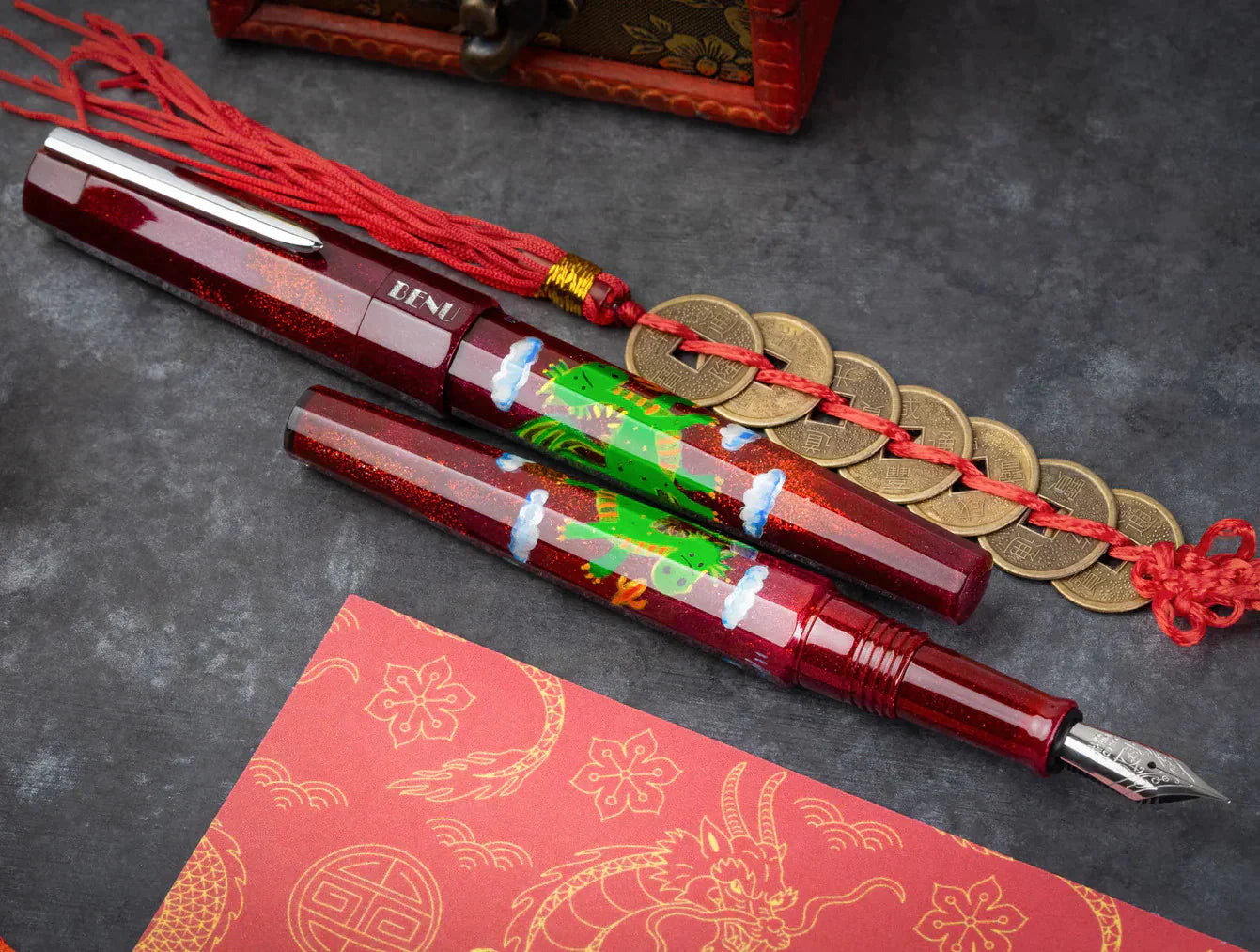 BENU's 'Draco Darling' Limited Edition Fountain Pen - Chinese New Year 2024 Celebration