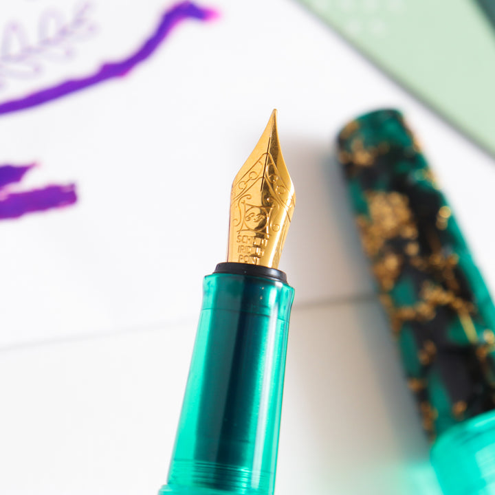 Nib Additive Pens Double Helix Anodized Aluminum Faceted