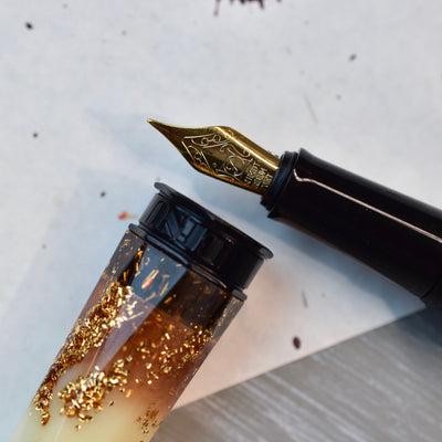 Luminous Amber Fountain Pen