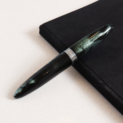 Minima Mystical Green Silver Fountain Pen