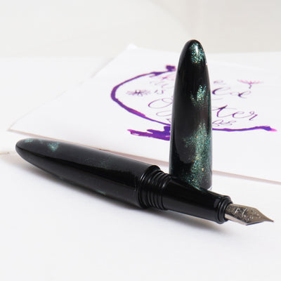 Minima Mystical Green Silver Fountain Pen