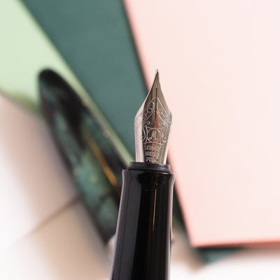 Minima Mystical Green Silver Fountain Pen