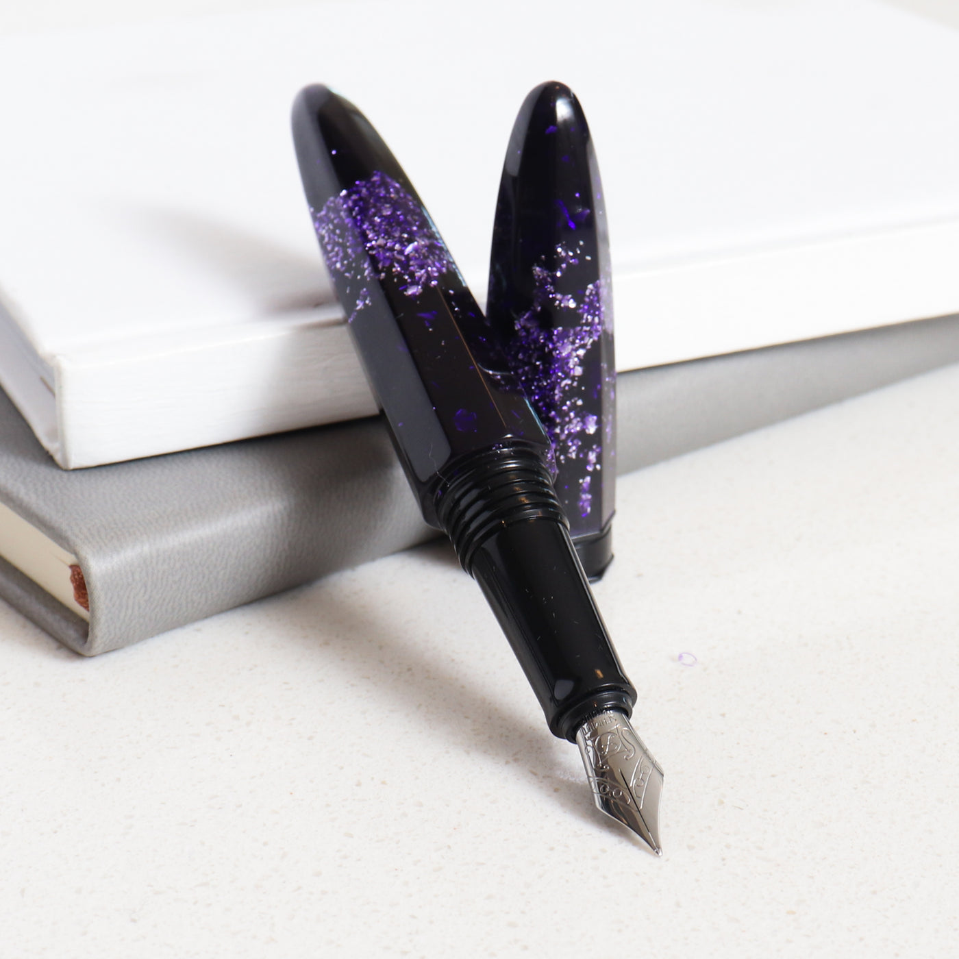 Minima Purple Flame Fountain Pen