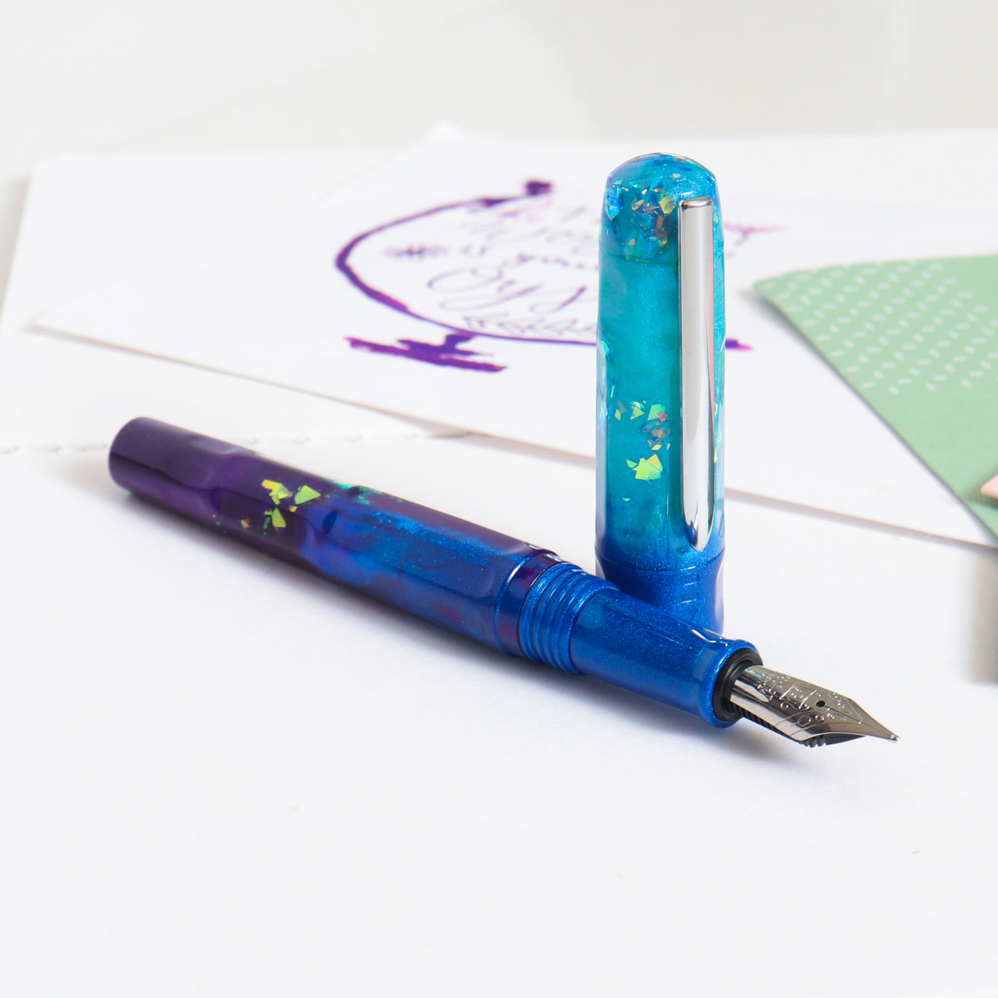 Talisman Peacock Ore Fountain Pen