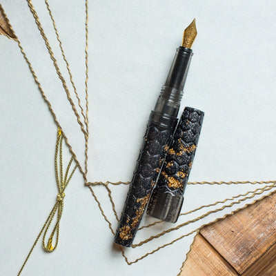 BENU Hexagon Collection A Black & Gold Fountain Pen-BENU-Truphae