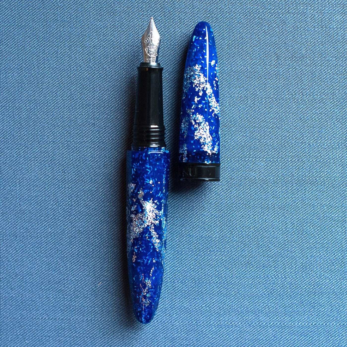 BENU Minima Collection Blue Flame Fountain Pen-BENU-Truphae
