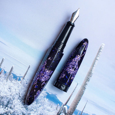 BENU Minima Collection Purple Flame Fountain Pen-BENU-Truphae