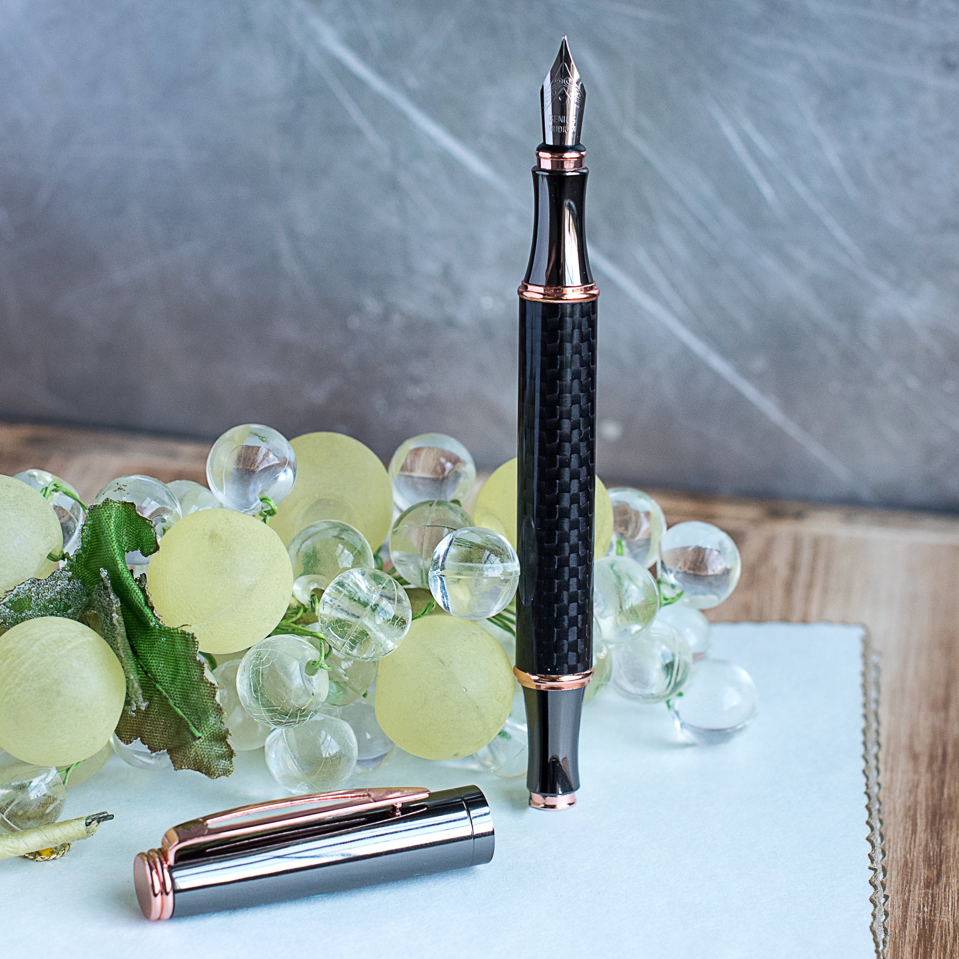Baoer Carbon Fire Fountain Pen – Truphae