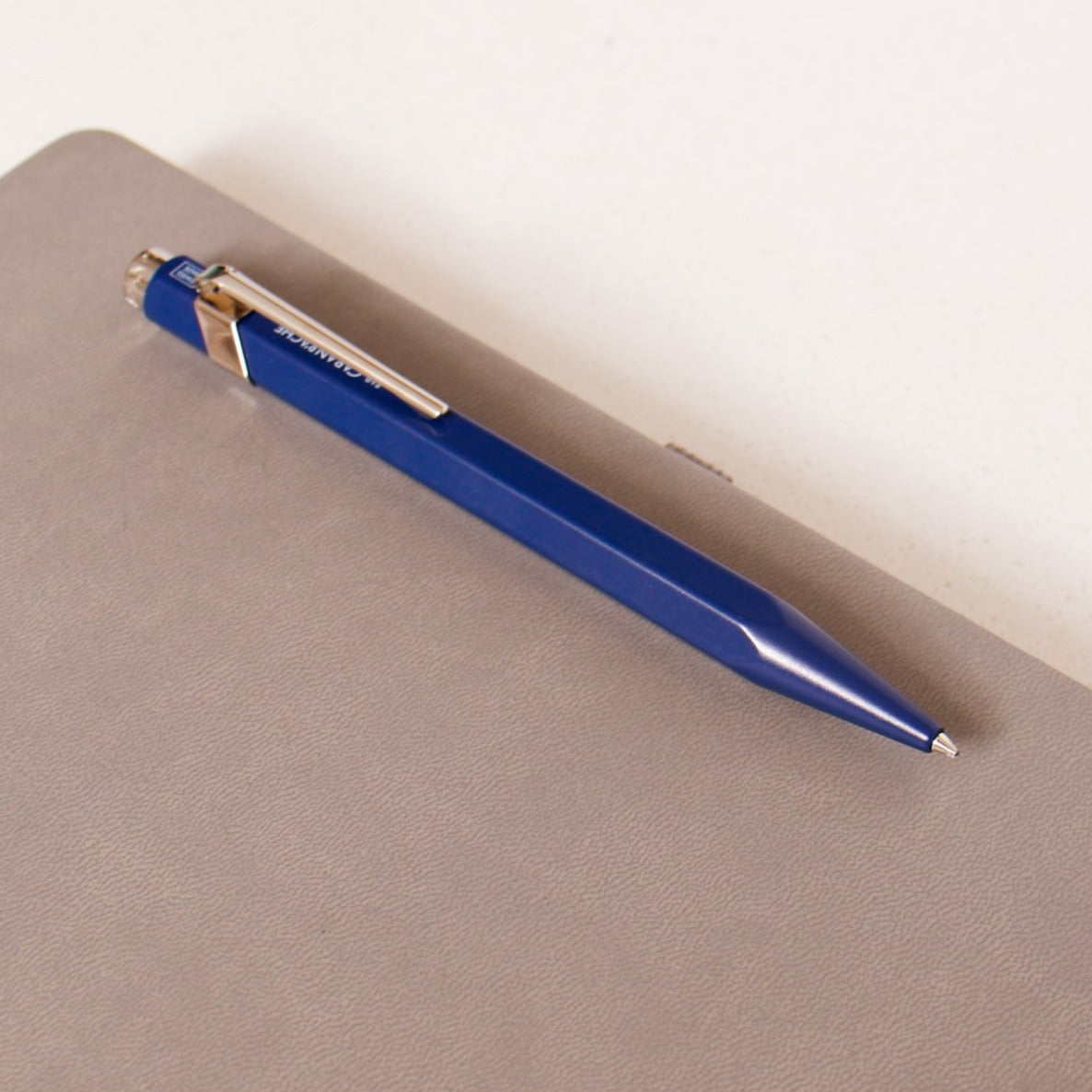 Caran D'Ache 849 Metal Blue Rollerball Pen