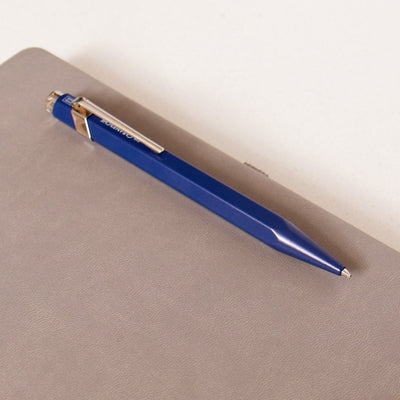 Caran D'Ache 849 Metal Blue Rollerball Pen