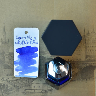 Caran D'Ache Idyllic Blue Ink Bottle